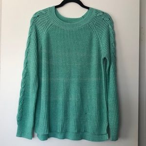Teal sweater